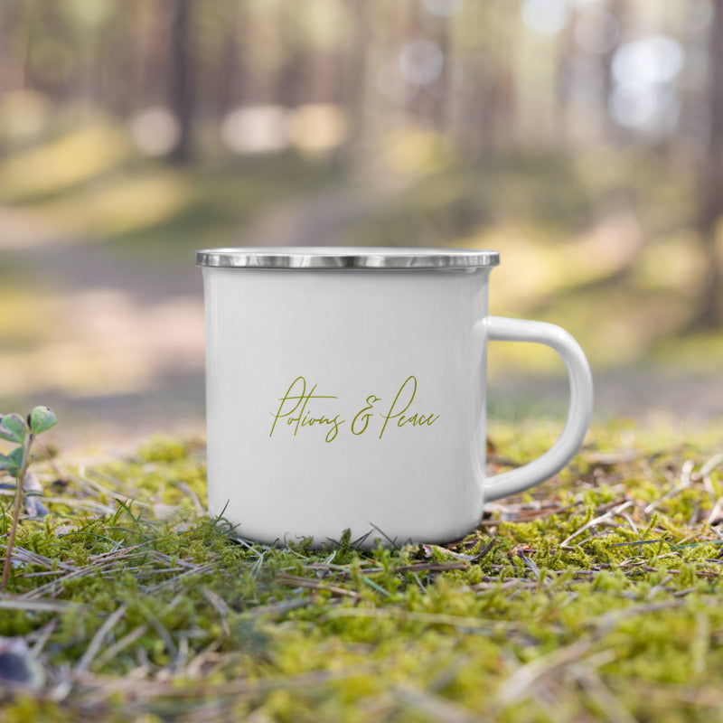 Potions & Peace Enchanted Enamel Mug