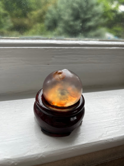 Sacral Crystal Ball Herb Soap