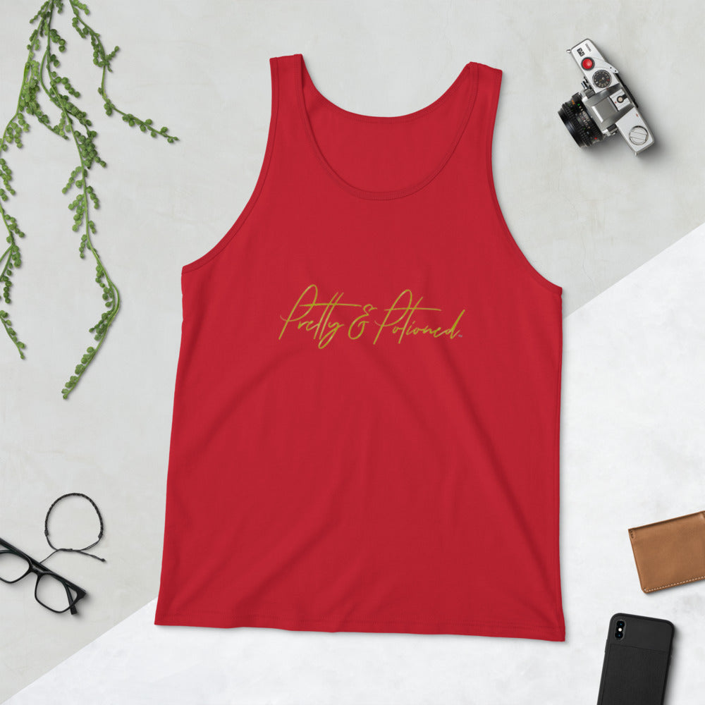 Pretty & Potioned Unisex Tank Top